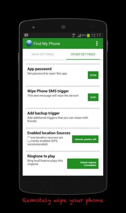 Find My Phone Security 3 تصوير الشاشة