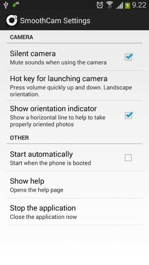 Smooth Camera Launcher скриншот 5