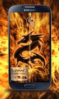 Fire Dragon Zipper Screen Lock 1 تصوير الشاشة