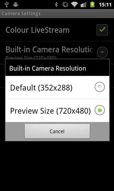 Camera WiFi LiveStream DEMO 3 تصوير الشاشة