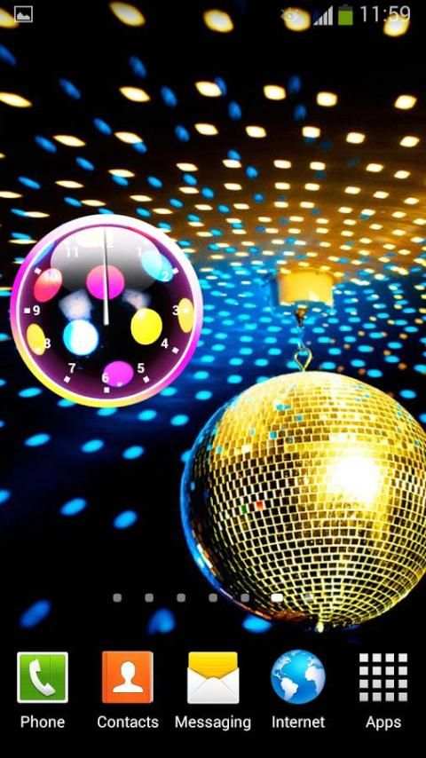 Disko Bola Widget Jam screenshot 6