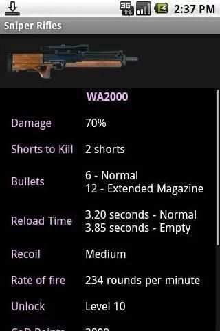 Sniper Rifles screenshot 1