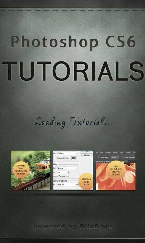 Tutorials for Photoshop CS6 screenshot 3