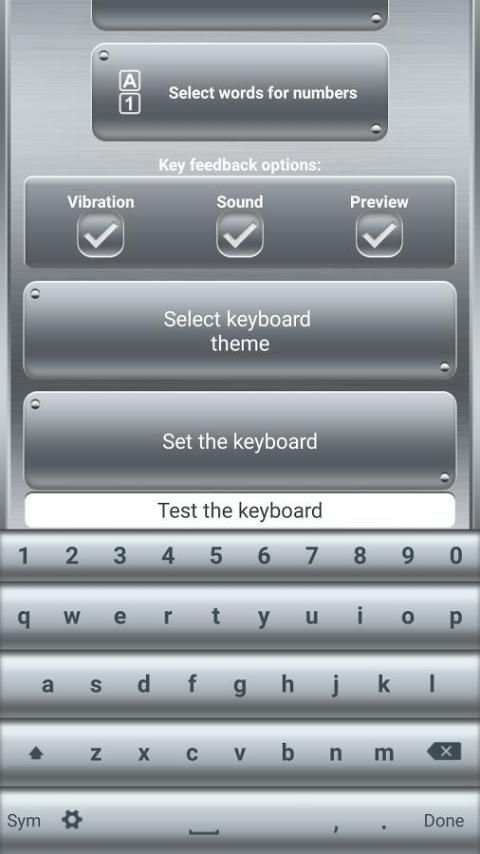 Silver Keyboard with Emojis screenshot 7