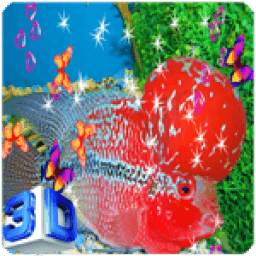 3D Flowerhorn Cichlid Live Wallpaper