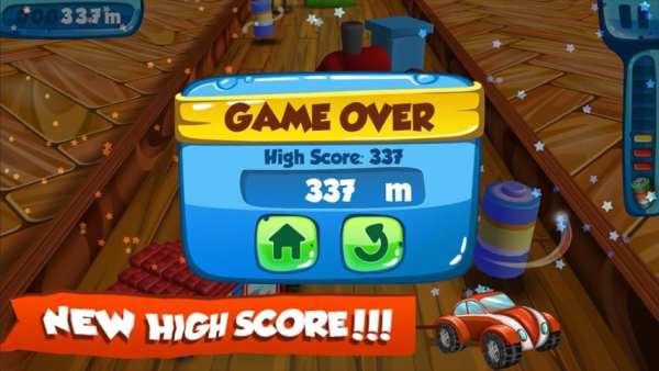 Turbo Toy Car: Playroom Racing screenshot 1