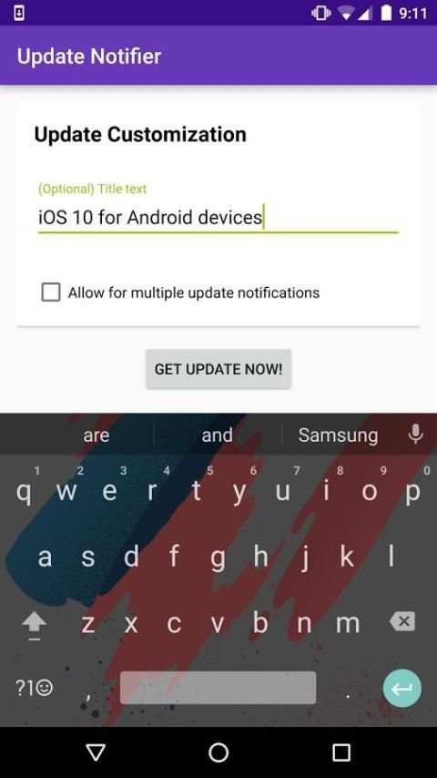 Fake Update Notifier स्क्रीनशॉट 3