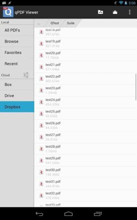 qPDF Viewer Free PDF Reader screenshot 14