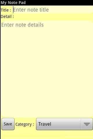 My Note Pad स्क्रीनशॉट 2