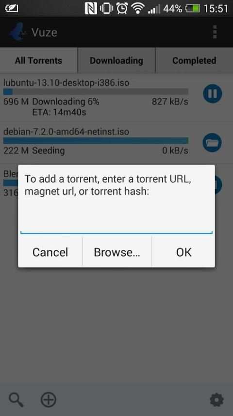 Vuze Torrent Downloader screenshot 2