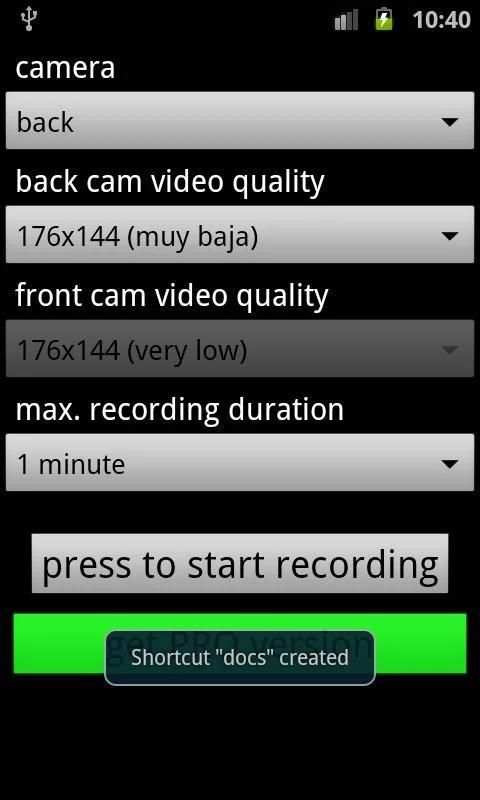 Spy Video Recorder screenshot 7