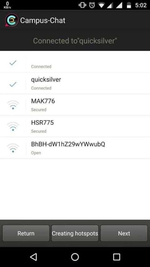 (wifi) Campus-Chat 4 تصوير الشاشة
