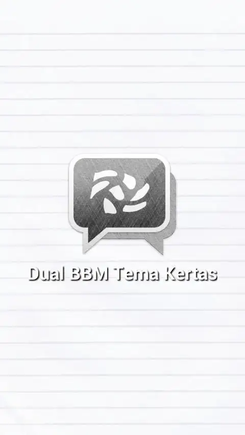 Dual BBM Tema Kertas screenshot 1