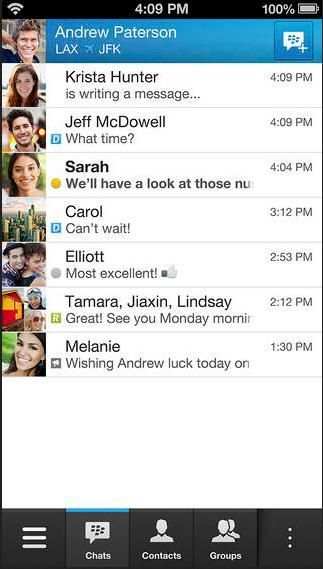 Transparent Theme BBM screenshot 2