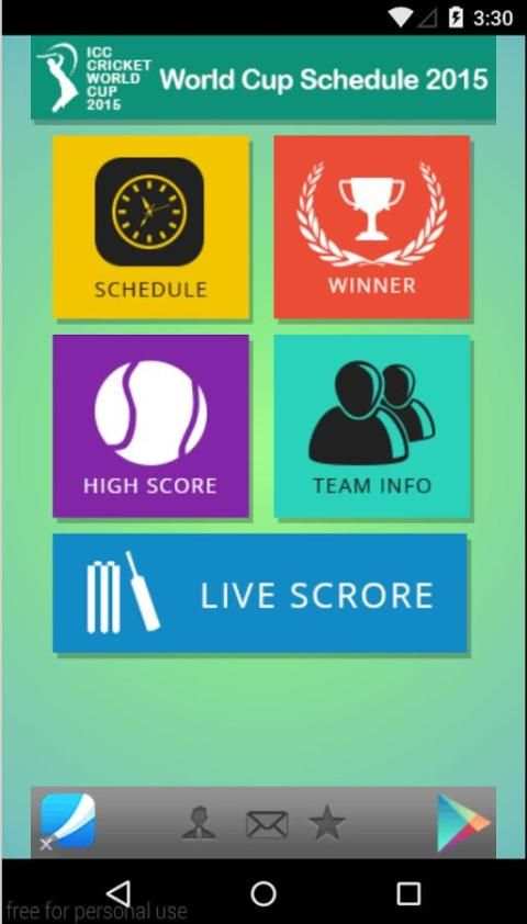 Cricket World Cup 2015 screenshot 3