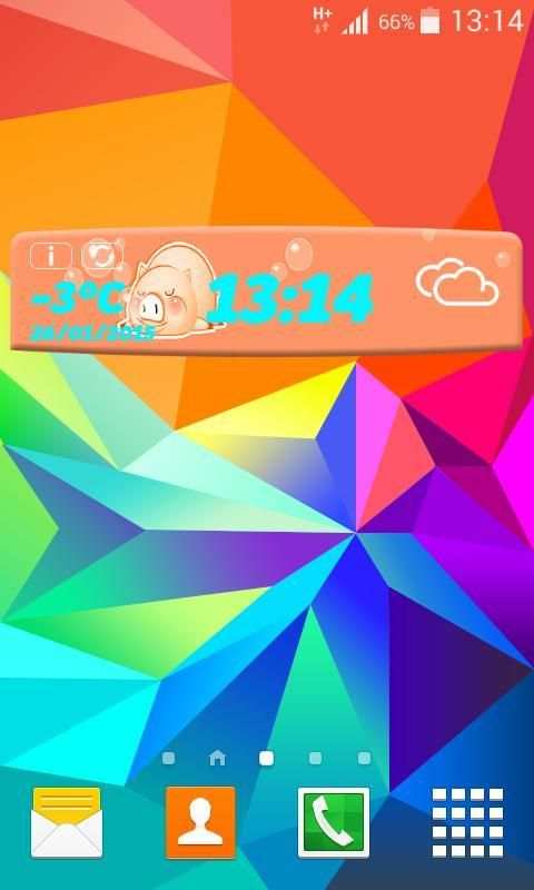 Anak Babi Cuaca Jam Aplikasi screenshot 2