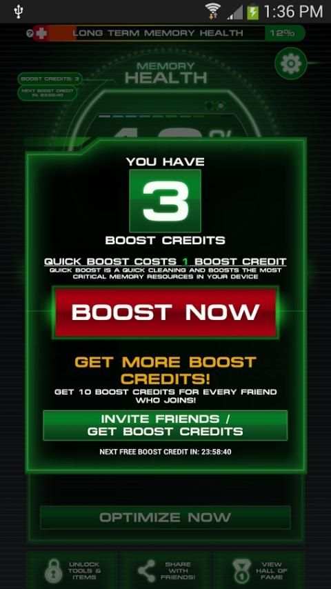 Memory Booster FREE on Android screenshot 3