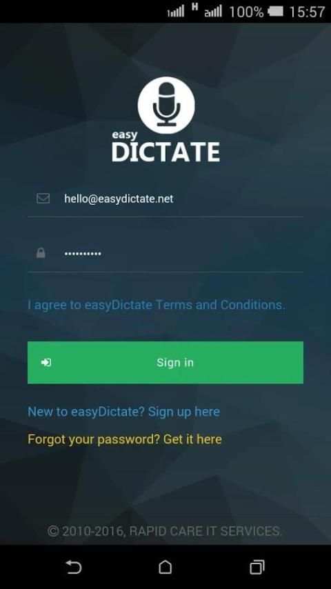 Dictate स्क्रीनशॉट 2