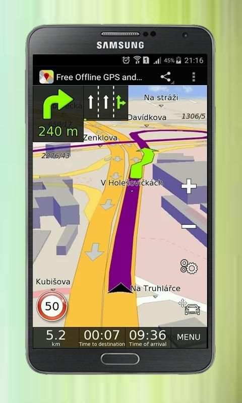 Free Offline Gps & Maps Finder 3 تصوير الشاشة