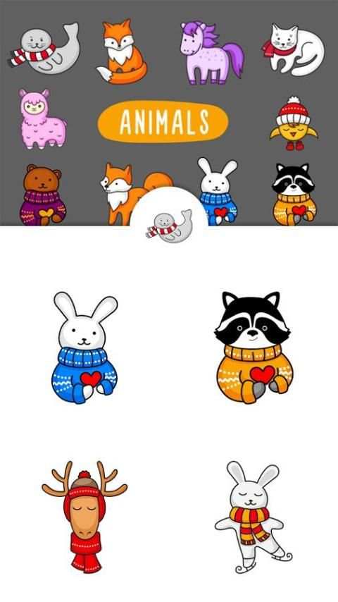 Cartoon Fairy Tale Stickers скриншот 4