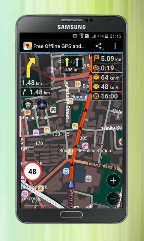 Free Offline Gps & Maps Finder 1 تصوير الشاشة
