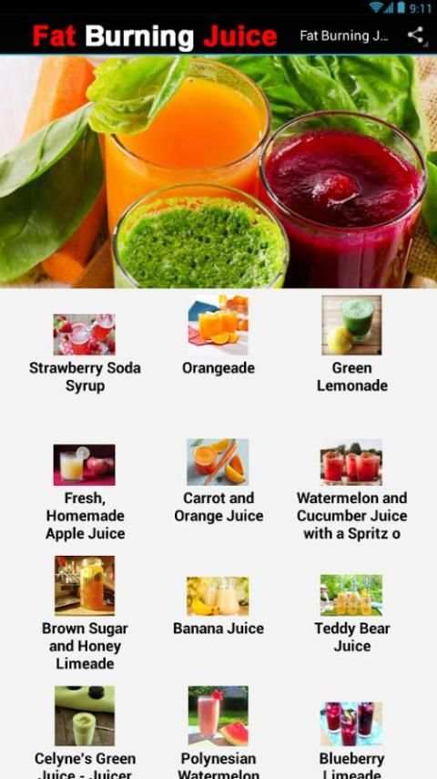 Fat Burning Juices Healthy screenshot 3