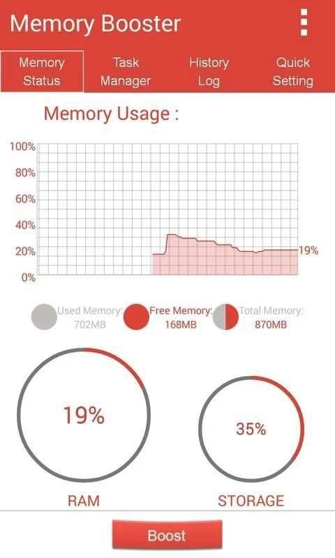 Memory booster + Ram Cleaner screenshot 8