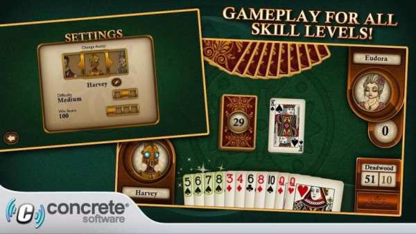 Aces Gin Rummy Classic स्क्रीनशॉट 3