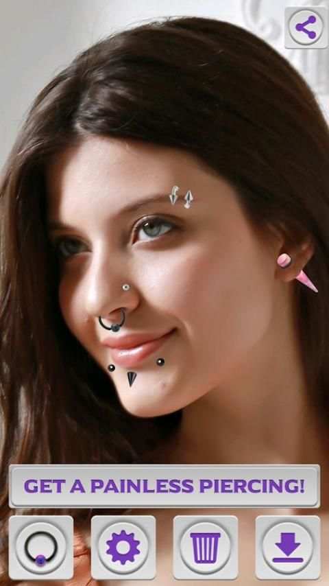 Piercing Salon Photo Editor screenshot 7