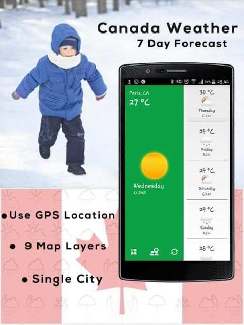 Canada Weather Forecast widget screenshot 4