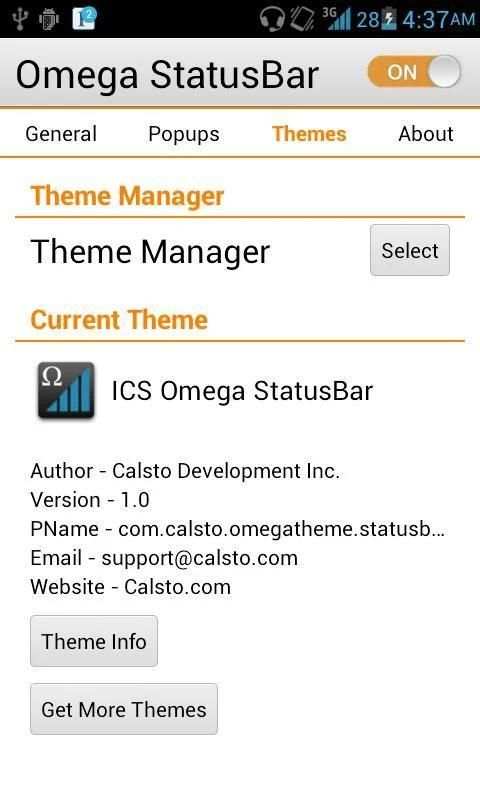 ICS OSB Theme screenshot 2