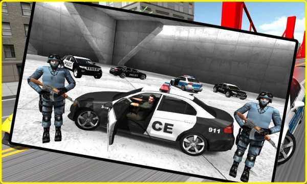 Police Fast Furious 7 3D screenshot 2