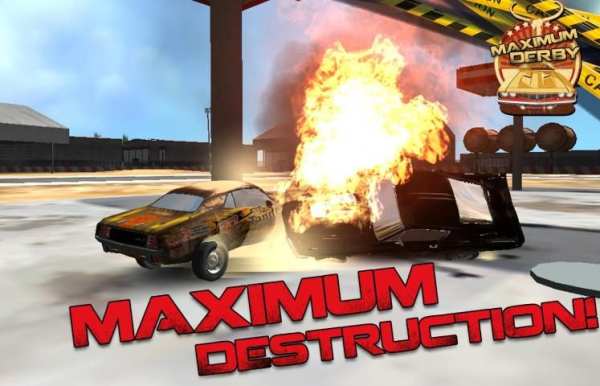 Maximum Derby Racing 3d screenshot 2