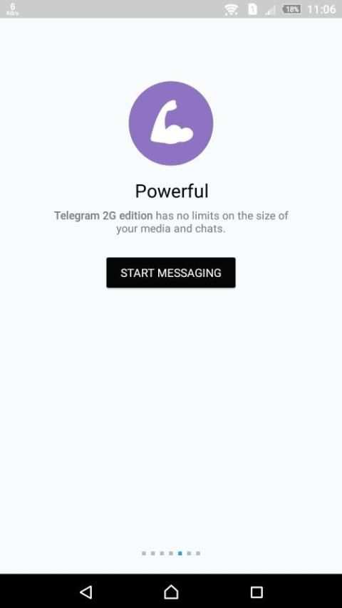 Telegram 2G edition скриншот 4