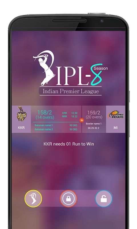 I.P.L. Live Score + LockScreen screenshot 7