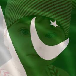Pak Flag on Face