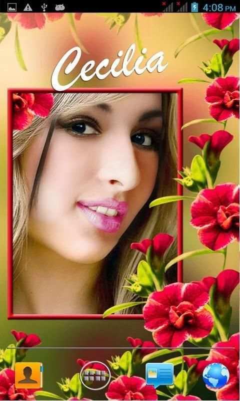 Flowers photo frames Animated 3 تصوير الشاشة