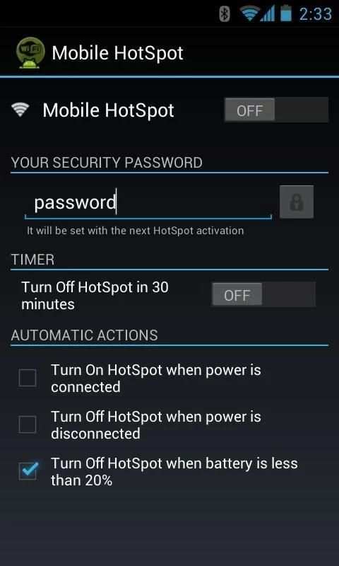 Mobile HotSpot स्क्रीनशॉट 2