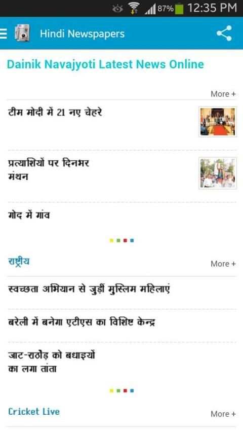 Hindi Newspapers स्क्रीनशॉट 2