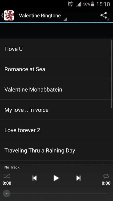 Free Valentine Ringtone 2016 скриншот 6