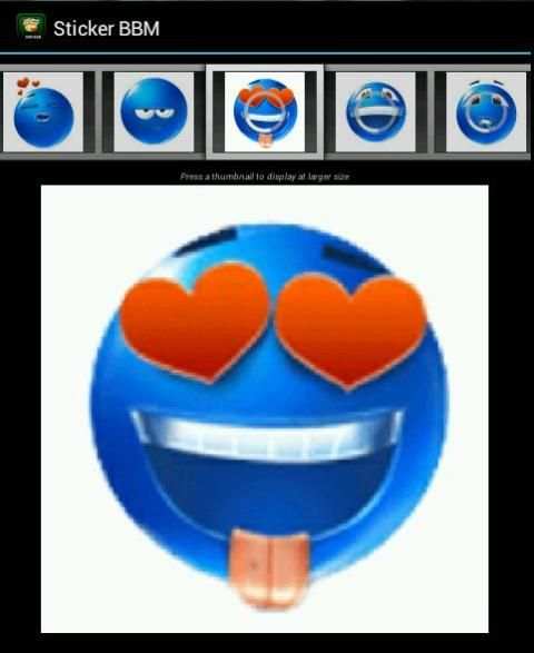 Sticker BBM screenshot 6