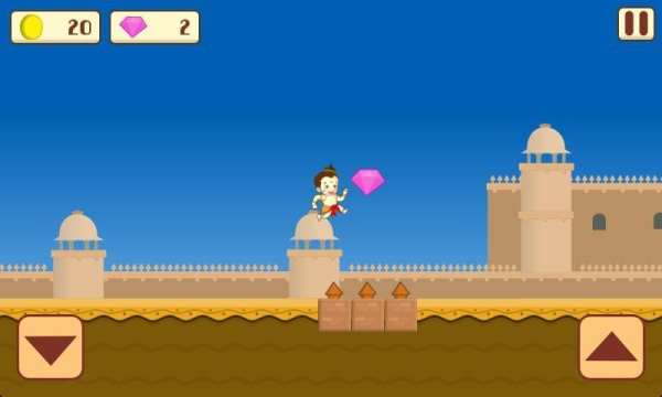 Hanuman Rush--Indian game स्क्रीनशॉट 1