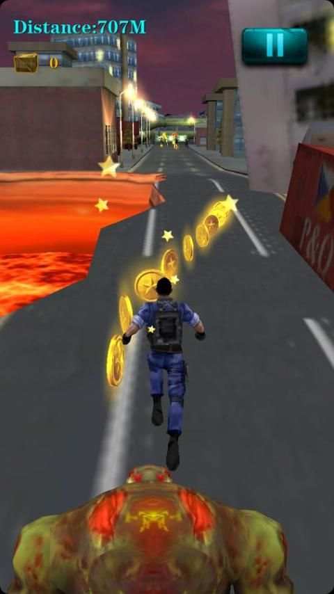 3D City Zombie RUN screenshot 1