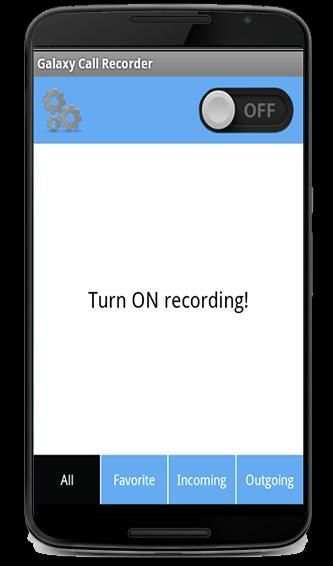 Galaxy Call Recorder 2015 screenshot 5