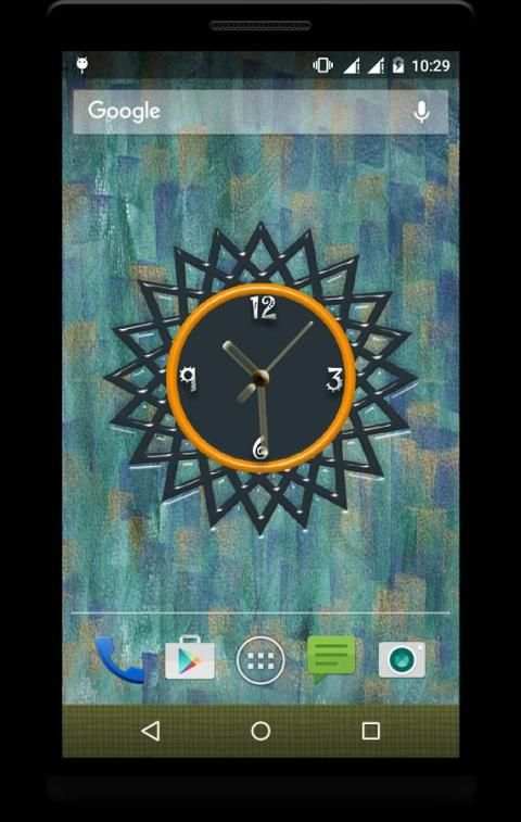 Super Clock Live Wallpaper स्क्रीनशॉट 4