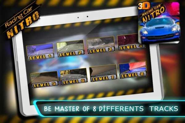 3D Racing Car Nitro स्क्रीनशॉट 3