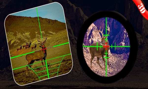 Deer Hunter снайпер стрелок 3d скриншот 1