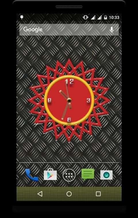 Super Clock Live Wallpaper स्क्रीनशॉट 2