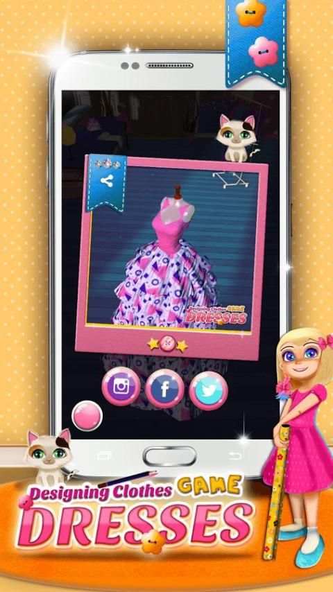 Designing Clothes Game-Dresses screenshot 2