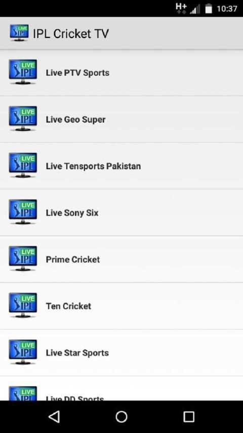 Live IPL 2016 T20 Cricket TV screenshot 1